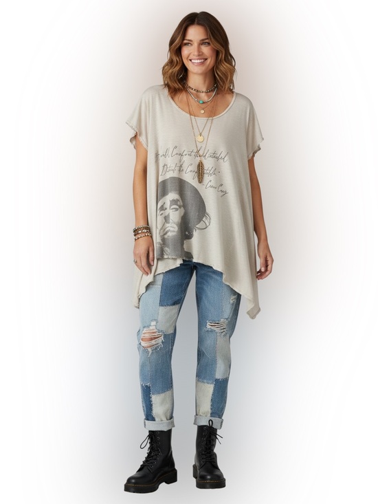 Magnolia Pearl Tops - Rare Magnolia Pearl Emmett Kelly Graphic Tee | Collector Piece